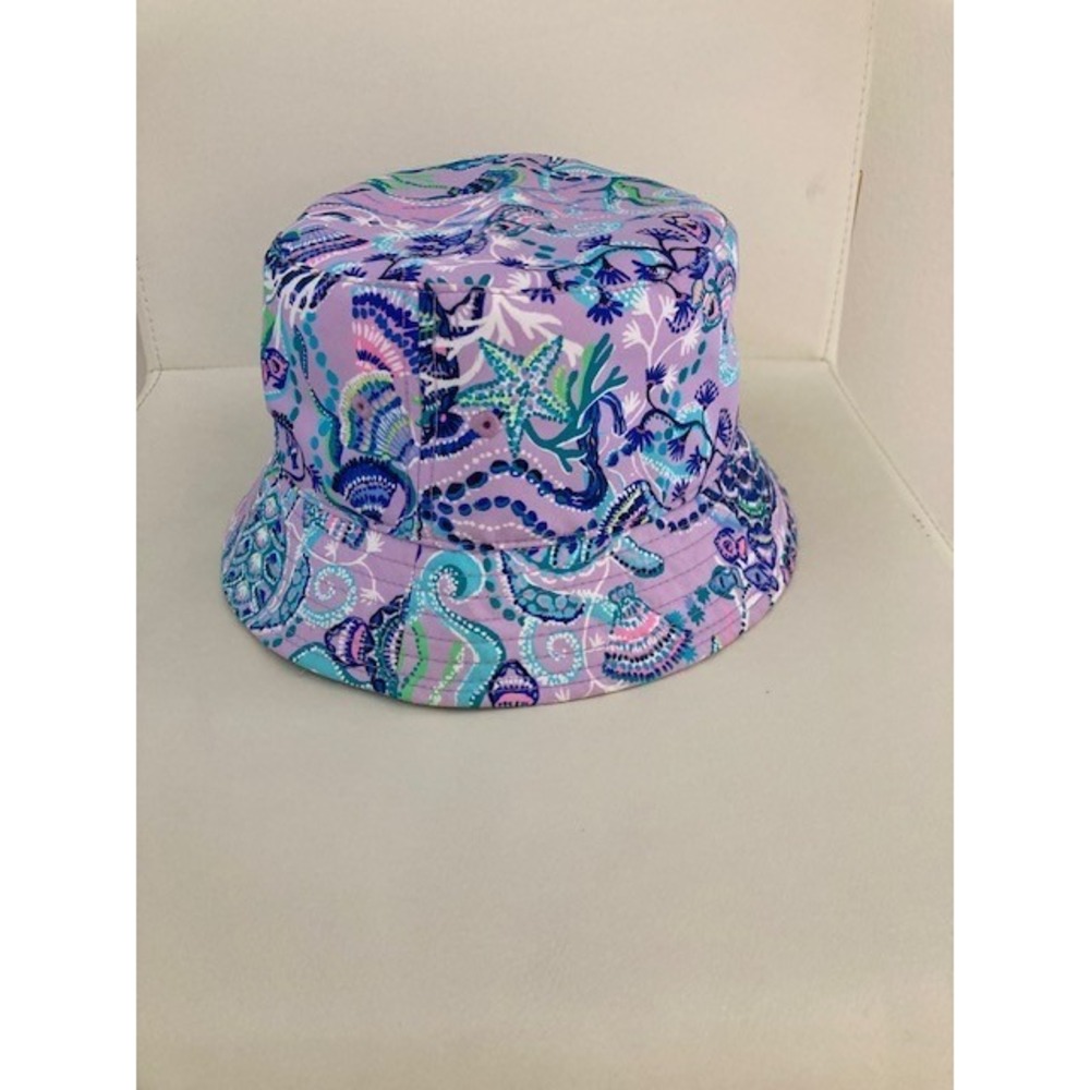 Lilly Pulitzer Lilac Freesia Bucket Hat Very Vivid
